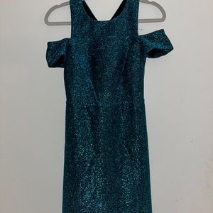 Blue sparkly Mini dress